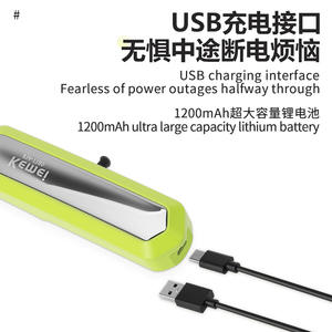 เครื่องตัดผมชายเคเมอิ เคเอ็ม-1790 จอแสดงผล LCD แบตเตอรี่แบบชาร์จไฟได้ เครื่องตัดแต่งขนแบบชาร์จไฟคู่สำหรับใช้ในร้านเสริมสวย - Product Image 5