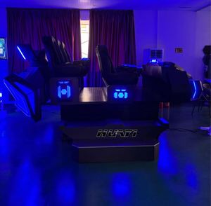 VR Simulator 9D Indoor Cinema 6 Seats <b>Amusement</b> Park Arcade Game <b>Machine</b> with 100+ Games and 360 Degree Flight - Product Image 3