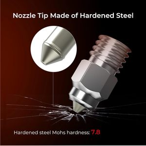 Kit de Boquillas para Impresora 3D Creality, 0.25/0.4/0.6/0.8mm, Acero Inoxidable, Alta Conductividad Térmica - Product Image 4