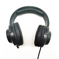 Casque de jeu supra-auriculaire avec prise jack 3,5 mm, microphone rétractable, faible latence, son surround pour le sport et les jeux