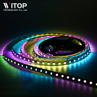 Bande LED RGBW à pixels DMX512 RS485 DC12V 24V IP68 entièrement étanche pour piscine, fontaine, projet paysager extérieur