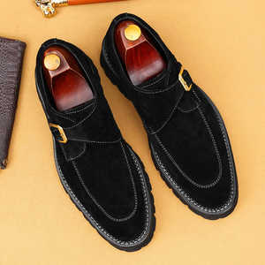 Chaussures de ville décontractées et respirantes en cuir véritable pour hommes, style simple et tendance, modèle 2025 – Idéales pour les affaires et les mariages (Fabrication usine) - Product Image 4