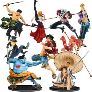 Diferentes Projetos Japão One Pieces Figura Luffy Zoro Snaji Nami Sabo Shanks Coleção Usopp Anime Action Figure Com Caixa