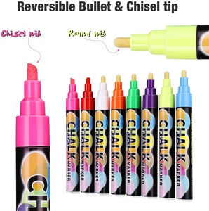 Huỳnh Quang Neon Colors Lỏng Chalk <span class=keywords><strong>Markers</strong></span> Xóa Được Đánh Dấu Xóa Khô Bút Cho Bảng Đen, Bảng Phấn, Cửa Sổ, Kính - Product Image 2