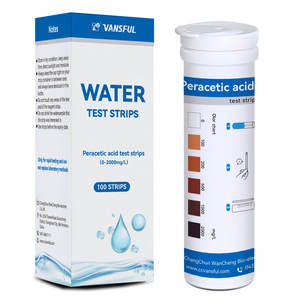 <span class=keywords><strong>Peracetic</strong></span> <span class=keywords><strong>acid</strong></span> 물 테스트 스트립-50 스트립/배럴 수동 30 초 소독 제어 및 신속한 검출을위한 테스트 시간 | 사용자 정의 - Product Image 2