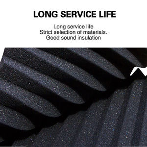 Funas Panneaux de mousse <span class=keywords><strong>acoustique</strong></span> Carreaux Wedge Mousse d'insonorisation Mousse antibruit pour studios d'enregistrement Home Studios Bureaux - Product Image 4