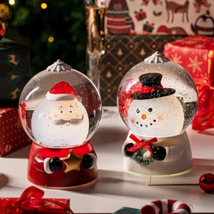 Lampe à boule de cristal sur mesure, nouveau design, globe à neige, décorations de Noël, bonhomme de neige, globe à neige - Product Image 2