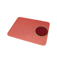 Oem personnalisé Surface dure en tissu PU Accessoires pour ordinateur portable Grande souris Ordinateur de bureau Tapis de souris en cuir