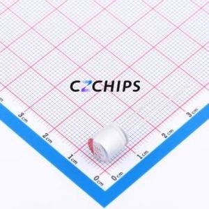 ตัวเก็บประจุแบบแข็ง 5616R30809R00 แบบ Through hole (THT), ขนาด D8xL9 มม. 560uF 20% 6.3V 8 มม. - Product Image 1