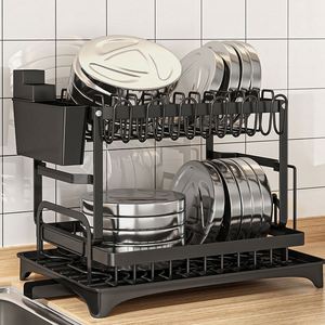 Égouttoir de cuisine durable en gros pour assiettes, couteaux, cuillères et fourchettes – Organisation de la cuisine - Product Image 5