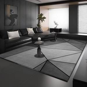 Alfombra de Estilo Nórdico, Rectangular, a Rayas, de Fibra de Poliéster, para Sala de Estar, Dormitorio, Decoración del Hogar, H-025-2, Limpieza Localizada - Product Image 4