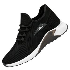 รองเท้ากีฬาลำลองเพิ่มความสูงสำหรับผู้ชาย ฤดูร้อนและฤดูใบไม้ร่วง ระบายอากาศได้ดี ผลิตจากผ้าตาข่าย พร้อมพื้นรองเท้าด้านใน น้ำหนักเบา - Product Image 6