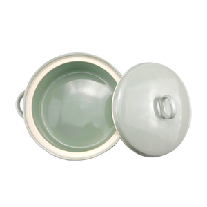 Olla grande de cerámica antiadherente para cazuelas con ollas con tazones calefactores y cacerolas para cocinar guisos - Product Image 3