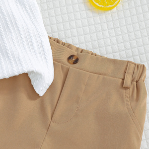 Ensemble Deux Pièces Été Pour Garçons Brodé <span class=keywords><strong>Petit</strong></span> Ours Décontracté Sportif d'Extérieur Vêtement Décontracté Enfant en Gros - Product Image 4