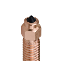 Buse intégrée tri-métal K1C Unicorn pour Creality K1C K1 Max Ender-3 V3 Plus, buse à changement rapide haute vitesse 600 mm/s