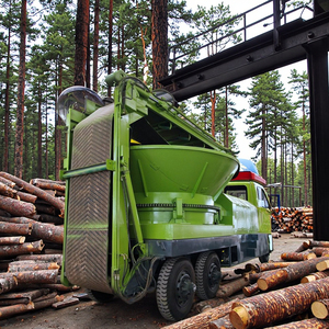 Trituradora <span class=keywords><strong>de</strong></span> Madera Móvil Jiunuo, Trituradora <span class=keywords><strong>de</strong></span> Troncos Tipo Disco, Trituradora <span class=keywords><strong>de</strong></span> Ramas con Control Remoto, Trituradora <span class=keywords><strong>de</strong></span> Materiales <span class=keywords><strong>de</strong></span> Recortes, Máx. 1.6 m <span class=keywords><strong>de</strong></span> Trituración - Product Image 1