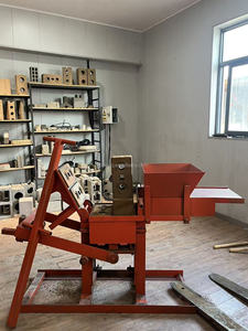 Có thể sản xuất gạch rắn thủ công Máy làm gạch đất sét bán nóng ở Tanzania sử dụng đất sét để làm máy làm gạch khối - Product Image 3