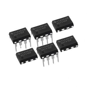 Texas Instruments UA741CP IC OPAMP GP 50 ชิ้น 1MHZ SGL LP 8DIP 741 UA741 แอมพลิฟายเออร์เชิงเส้น อุปกรณ์วัดค่าสัญญาณ OP Amps Buffer Amps - Product Image 1
