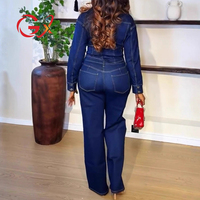 GX6650 Nouvelle Collection Automne 2025 – Ensemble 2 Pièces Tendance pour Femme : Veste Décontractée en Jean à Manches Longues et Jean