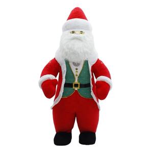 Lindo interactivo inflable FIESTA DE Navidad mascota disfraz de dibujos animados Santa Claus traje para caminar - Product Image 6