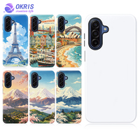 Coques de téléphone vierges pour sublimation Samsung Galaxy A56 - Coque de protection 3D 2-en-1 double couche DIY pour A06/A17/A27/A16