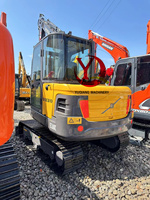 Excavatrice hydraulique Volvo EC60C d'occasion, 5,5 tonnes, matériel de construction, faible nombre d'heures de travail