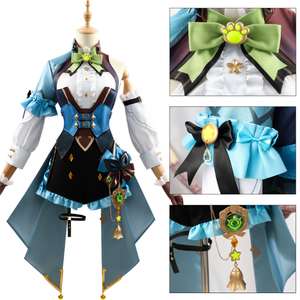 Kostum Cosplay <span class=keywords><strong>Kirara</strong></span> Berkualitas Tinggi untuk Wanita Dewasa, Bahan Polyester, untuk Pertunjukan Cosplay Game, Pesta Halloween - Product Image 3