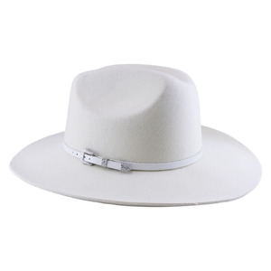 Sombreros de vaquero occidentales blancos de fieltro 100% lana australiana nuevos 2026, sombreros de vaquero y vaquera con logo personalizable, sombreros de vaquero de Texas. - Product Image 4