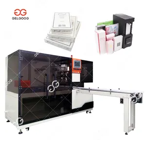 Automatic Gift Wrapper Cellophane Soap Bar Wrapping Transparent Plastic Packaging Pleat Soap Packing Overwrapping Machine