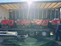 Mini tombereau sur chenilles de 0,8 tonne, tombereau compact pour la manutention de matériaux de construction, l'aménagement paysager, chargeur sur chenilles