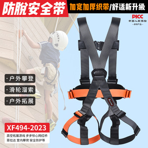 Alnas Via Ferrata Full Body Harness 1200kg Breaking Strength Adjustable Length Outdoor Climbing High Altitude Work - Product Image 1