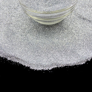 Hochwertiges hellstes Silber Nagel Glitter Loose Pigment Makeup Silber Glitter Powder - Product Image 2
