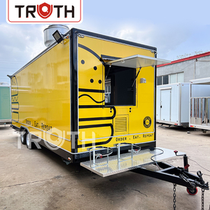 Food Trailer Unico e Innovativo con Design Quadrato e Pianoterra Personalizzabile, 4 Metri, Prezzo all'Ingrosso, per Caffè e Hamburger - Product Image 3