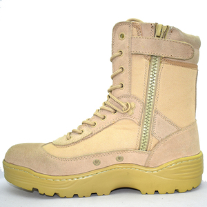 Bottes tactiques pour hommes Chaussures de sécurité imperméables pour le travail dans le désert Chaussures de randonnée à la cheville pour hommes Bottes d'extérieur pour hommes - Product Image 1