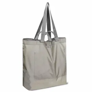 Vietnam Eactory Custom Grocery Bags For Large Supermarkets Reusable Collapsible Polyester RPET Shopping Bags