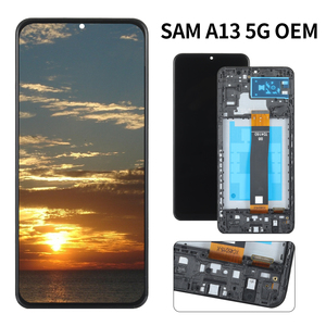 อะไหล่<span class=keywords><strong>หน้า</strong></span><span class=keywords><strong>จอ</strong></span>สำหรับ Samsung Galaxy A13 5G A136U A136B <span class=keywords><strong>จอ</strong></span>แสดงผล LCD ชุดประกอบฉากสัมผัสกับกรอบ - Product Image 2