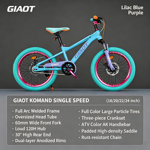Bicicleta de Montaña GIAOT de Una Velocidad y Multivelocidad para Niños, de 18-26 Pulgadas, Colorida, para Niños y Niñas, para Paseos al Aire Libre - Product Image 4