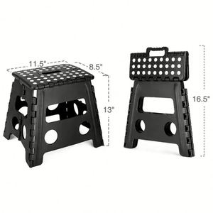 Tabouret escamotable compact et robuste pour le camping, haute pression, universel, durable, pour l'extérieur, le jardin et l'intérieur - Product Image 1