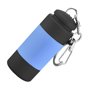 Hot Sale LOGO Mini Key Ring Portable ABS LED Flashlight White USB Rechargeable Travel