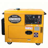 Superleiser Dieselgenerator 5kVA bis 20kVA Tragbarer Einphasiger Dreiphasiger Schalldichter Stromerzeuger mit ATS für Heimgebrauch Landwirtschaft CE