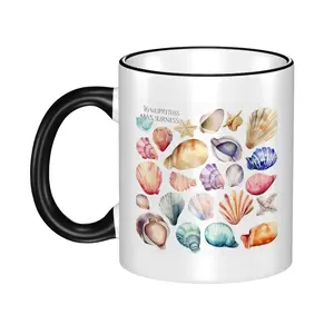 Imagen personalizada, de 11oz de cerámica moderna taza de café, recubierta por sublimación, apta para lavavajillas y microondas, capacidad personalizada de 600ml - Product Image 2