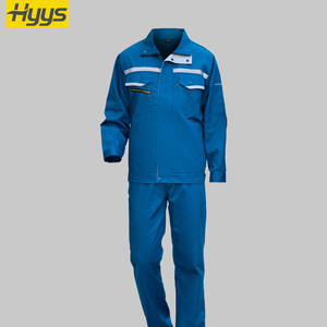 Dayanıklı Erkek İş Elbisesi Setleri İnşaat İşçisi Üniformaları Yansıtıcı Özel Atölye İş Kıyafetleri Erkekler İçin - Product Image 4