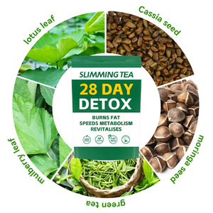 28-दिवसीय डिटॉक्स बॉडी चाय ऑर्गेनिक जड़ी-बूटियां वयस्कों के लिए भूख को दबाते हैं - Product Image 4