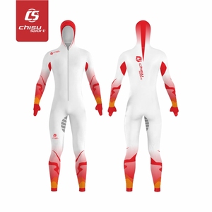 Pele patinação de velocidade uniformes China longo pista velocidade terno manga comprida esqui alpino desgaste impermeável velocidade patinação Racing pele terno