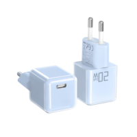 Mini chargeur mural PD 20W Ice Cube, prise EU, certifié CE, adaptateur de charge rapide pour iPhone 15 14 13 12 iPad Pro