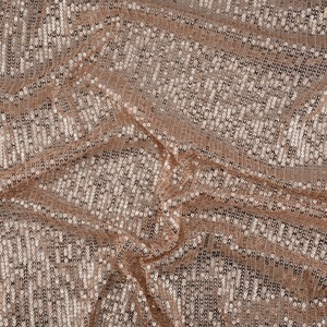 RTS Hàng Có Sẵn Vải Tuyn Lưới Kim Sa Co Giãn Chất Lượng Cao Sọc 3Mm Vải Thêu Kim Sa - Product Image 5