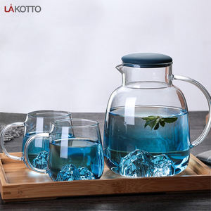 Service à <span class=keywords><strong>thé</strong></span> en verre Borosilicate, ensemble <span class=keywords><strong>de</strong></span> bouteilles, tasse d'eau et plateau à <span class=keywords><strong>thé</strong></span>, vente en gros, livraison gratuite - Product Image 6