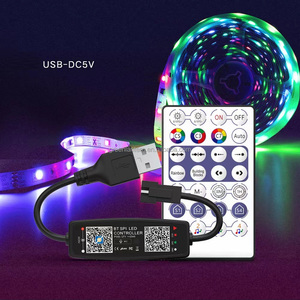 <span class=keywords><strong>Mini</strong></span> SPI Music App <span class=keywords><strong>Controller</strong></span> DC / USB 3 Pin indirizzabile Full Color WS2811 WS2812B striscia LED luce Neon striscia Pixel <span class=keywords><strong>Controller</strong></span> - Product Image 5