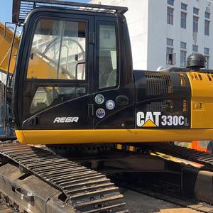 Excavatrice Caterpillar 330CL d'occasion, faible nombre d'heures de fonctionnement, peinture d'origine, état propre, force de creusement puissante, bien entretenue - Product Image 4