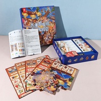 Bedruckte Box mit Benutzerdefinierten CMYK-Laminierten Gestanzten Spielkarten aus Beschichtetem Papier, Cartoon-Spielkarten-Set mit Geschenkbox und Anleitung